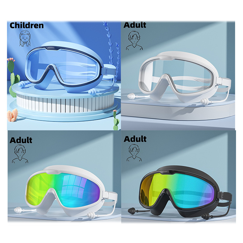 Swimming Goggles Anti Fog - Schwimmbrille mit wasserdichter und beschlagfreier, hochauflösender