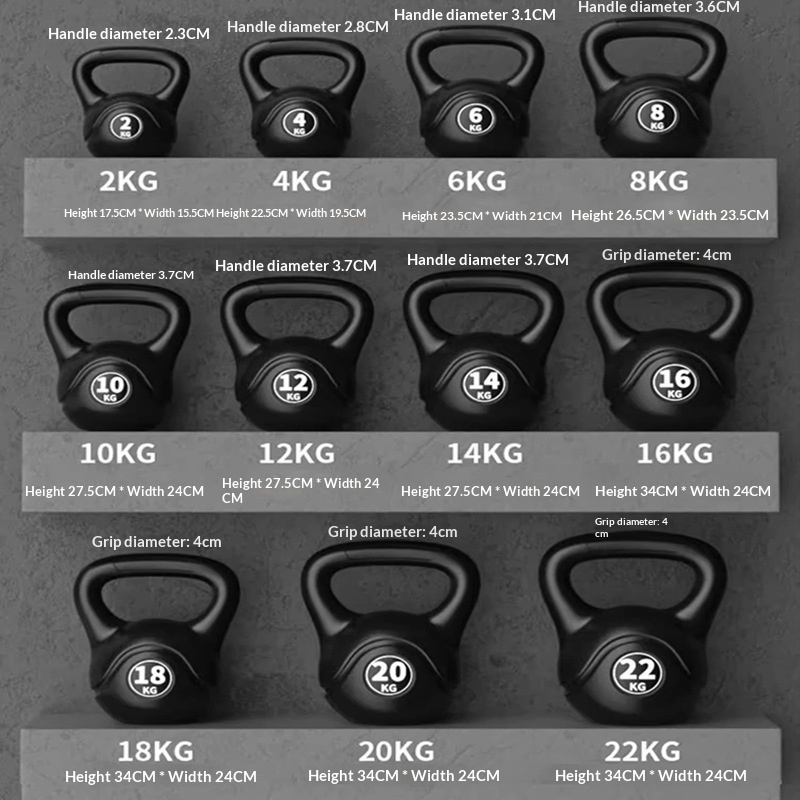 Sports Equipment Game - 2026 Fitness Verstellbare 8kg Kettlebell Ergonomischer