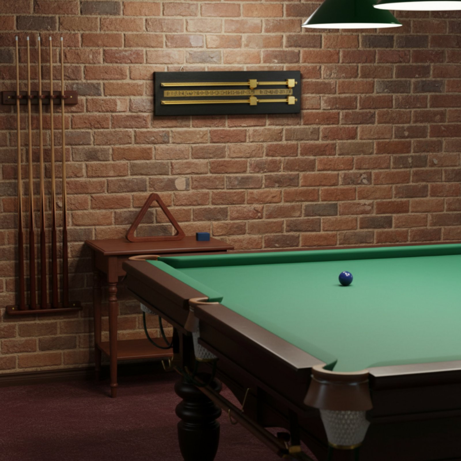 Sports Equipment Game - Hölzerne Billard-Anzeigetafel mit Klaren Zahlen Billard-Punktezähler