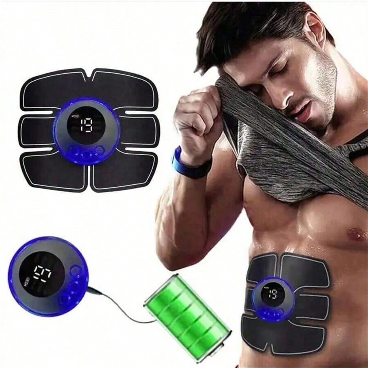 Sports Equipment Game - EMS-Muskelstimulator-Trainingsgerät für Bauchmuskeln und Arme, Heimfitnessgeräte