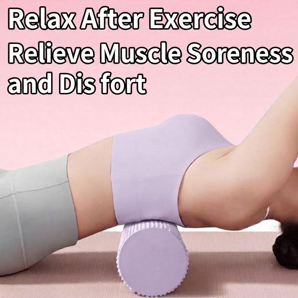 Sports Equipment Game - Yoga-Schaumstoffrolle EVA Hochdichte Yoga-Säule Pilates-Schaumstoffrolle Übungs-Rückenmassagerolle