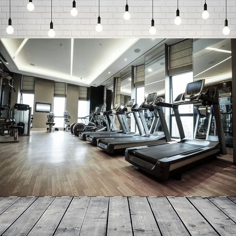 Sports Equipment Background - Fotografie-Hintergrund Fitnessgeräte Hantel Wellness Übung Sport
