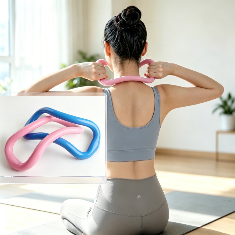 Sports Equipment Game - Prati Yoga-Ring Schulter-Dehnungs-Trainer Muskelentspannungs- und Massage-Ring