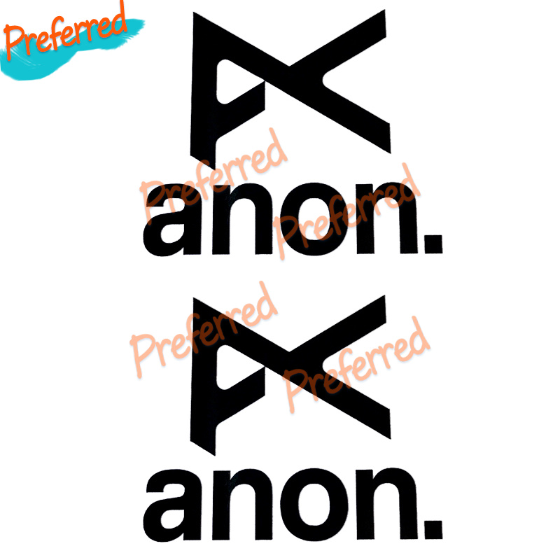 2x Ski-Aufkleber – Anon Ski Sk – Sports Equipment Background Bewertung und Preis