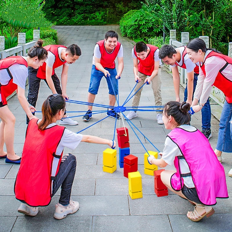Teamarbeit Spiele Turm Gebäude – Sports Equipment Company Bewertung und Preis