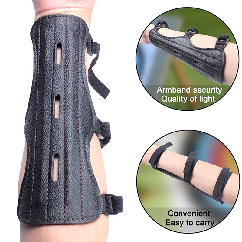Neuer 3-Riemen-Unterarmschutz  – Sports Equipment Archery Bewertung und Preis