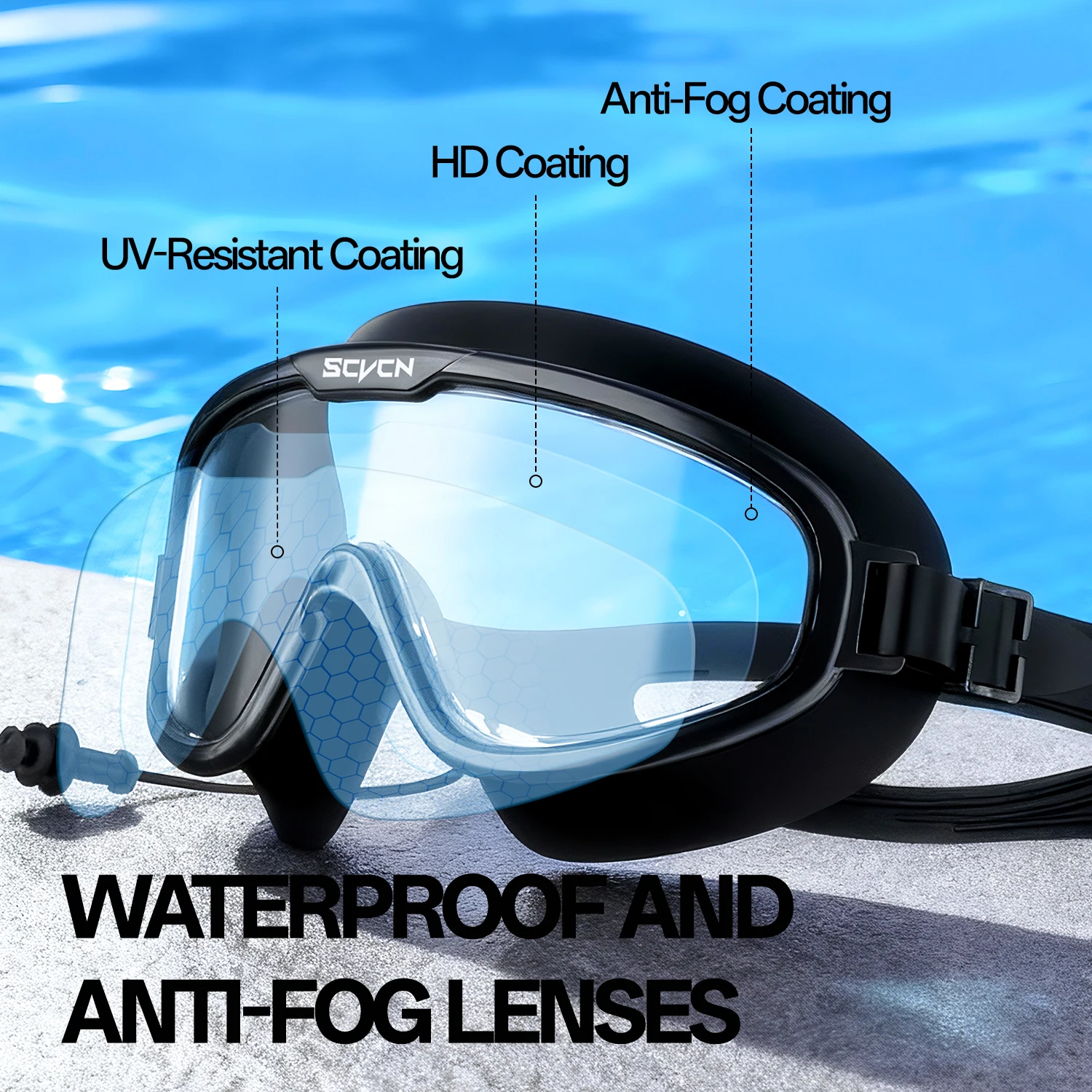 SCVCN Schwimmbrille, professio – Swimming Goggles Anti Fog Bewertung und Preis